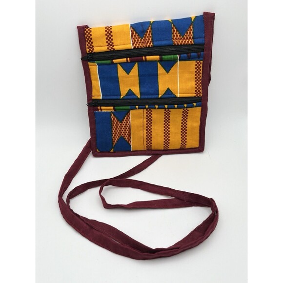 African Colorful Boho Small Over The Shoulder Bag Satchel Used - Picture 1 of 4